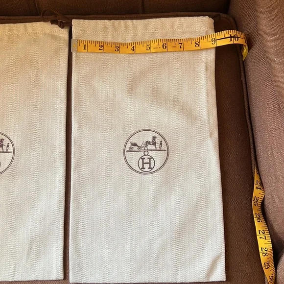 New Hermes Shoe Bags set of 2